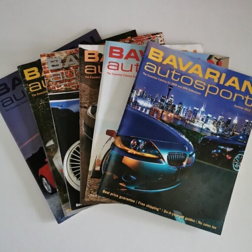 Bavarian Autosport Catalog 6 Issues Magazines BMW Enthusiast Mini Collectors